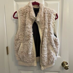 Faux fur vest